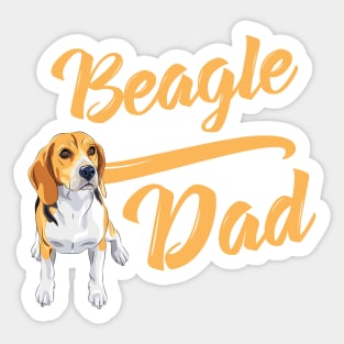 Beagles Dad! Sticker